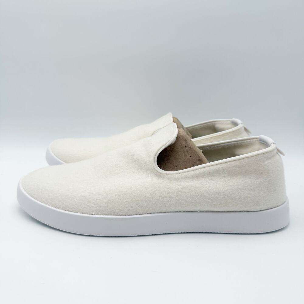 AllBirds Mens Wool Lounger Casual Sneakers Size 8 EU 40.5 White Slip On NIB - Picture 8 of 12